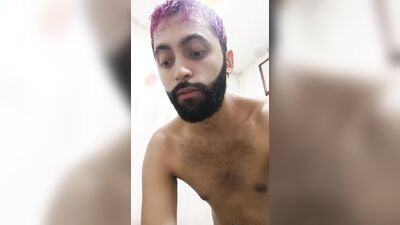 Big Dick Latino Camilo Brown Using Oil And a Vibrator In The Shower To Give Himself An Intense Prostate Orgasm