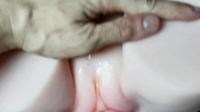Wet delicious pussy and passionate orgasm with loud moans