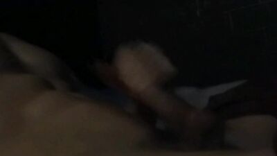 Quiet night masturbation by firelight