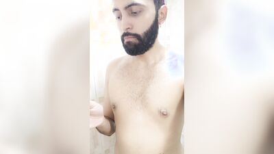 Camilo Brown Using Oil And a Vibrator In The Shower To Give Himself An Intense Prostate Orgasm