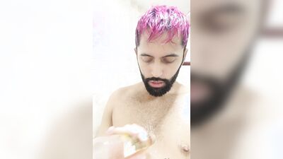 Camilo Brown Using Oil And a Vibrator In The Shower To Give Himself An Intense Prostate Orgasm