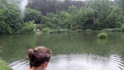 He Spots A Cute Twink Fishing And Offers Him Enough Cash To Make Him Suck His Dick - BIGSTR
