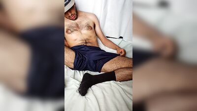 The Hairy Truck Driver, Ep. 2: Stripping down & Rubbing a veiny hairy cock out Pt. 2