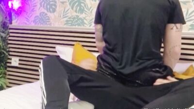 Muscular Straight Personal Trainer Fucks His student with his giant cock, a Tattooed Stud