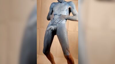 Blue man