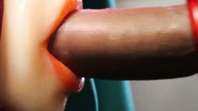 I love to fuck deeply this humid deep realistic mouth with pleasure