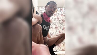 Creamy Bussy riding dildo in the bathroom