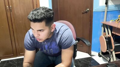 Christian wears a fleshlight for the first time