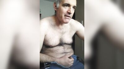 Davide, during a live show calls a slutty friend of his because he is horny and wants to cum.