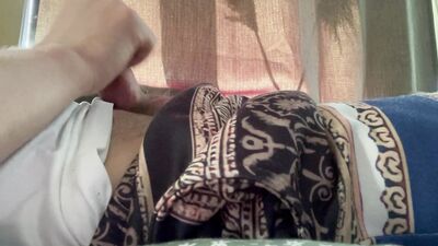 Jerking off after lunch.