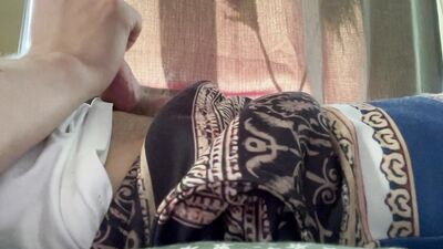 Jerking off after lunch.