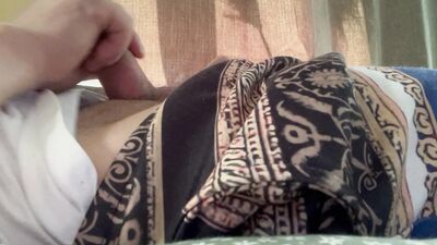 Jerking off after lunch.