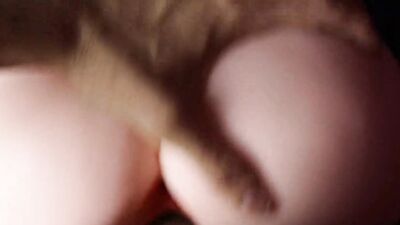 An elastic, realistic ass brightened up my loneliness and took my orgasm with loud moans