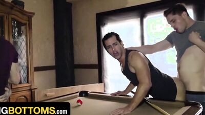 Brett, Des, Jay, And Zak Take Turns To Get Their Assholes Stuffed And Fuck Them - PigBottoms