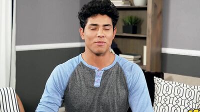 Adorable Dark-Hair Eddie Celebrates His Birthday, Showcasing His Good Looking Body While Jerking Off - SEAN CODY