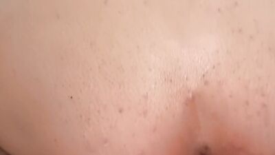 Fucked hole in daddy's cum!