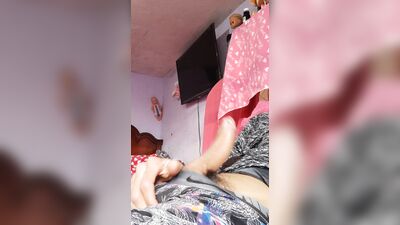 I'm so horny and I masturbate my cock until I cum