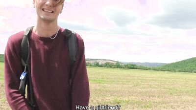 A Twink Has His Metal Detector Ready To Hunt For Metal But He Stumbles Upon A Guy With A Dick Hard As A Metal - BIGSTR