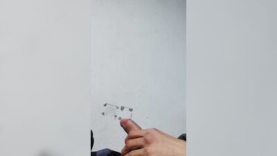 Exciting handjob, at home alone masturbating until cumming