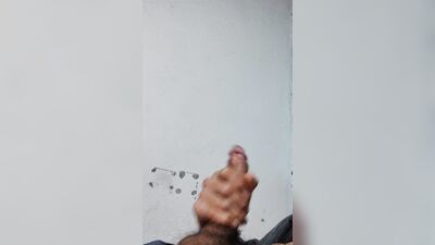 Exciting handjob, at home alone masturbating until cumming