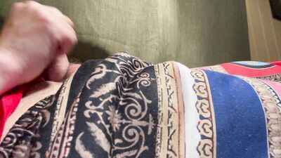 Jerking off at midnight.