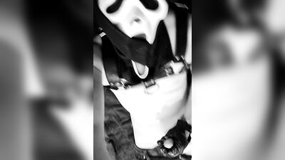 Ghost Face Jerks off onto Your Face
