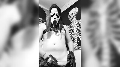 Ghost Face Jerks off onto Your Face