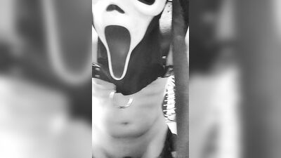Ghost Face Jerks off onto Your Face