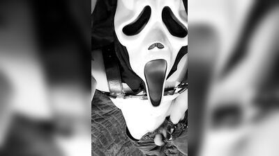 Ghost Face Jerks off onto Your Face