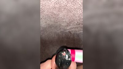 ruined orgasme in chastity cage with penis plug