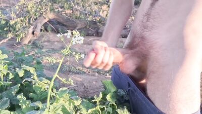 Showing Off My Crops and Cock - Farmer Guy Porn