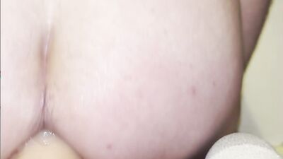 Dude’s Butthole Destroyed By Huge Dildo