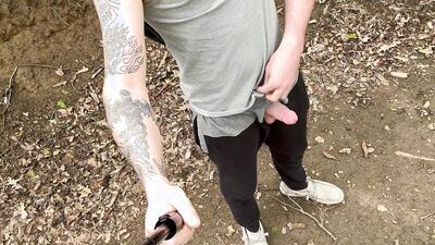 Stripping naked in the woods ;)