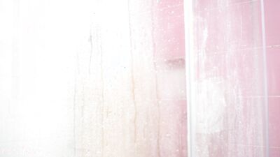 hot bath in the shower
