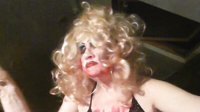 Tranny cumdump slag, tgurl, sissy Sarah Millward, craves cock, wanks, smokes, uses mouth and nose as ashtray