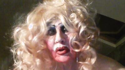 Tranny cumdump slag, tgurl, sissy Sarah Millward, craves cock, wanks, smokes, uses mouth and nose as ashtray