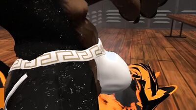 Wolf jocks fuck in locker room