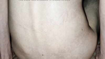 Stranger in cum continues to devour my cock with his ass !