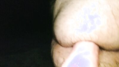 Playing with my ass in the dark