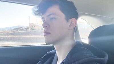 Horny twink Jack Davis sucks 3 big meaty dicks all at once