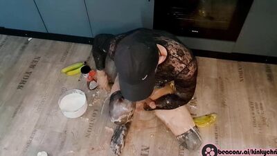 KinkyChrisX - Messy masturbation in nylon stockings (WAM) - FULL FAPHOUSE VIDEO
