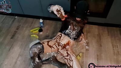 KinkyChrisX - Messy masturbation in nylon stockings (WAM) - FULL FAPHOUSE VIDEO