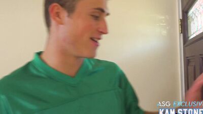Twink Athlete Dicked Down By Handsome Team Captain