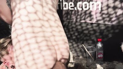 EXTREME DADDY & SON FUCK RAW IN THE SUN