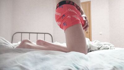 Adidas undie strips & new flashlight jerking