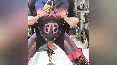 Extreme Nipple Pump Tit PIG CBT Ball Weight Milking Cum