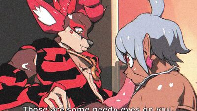 Virtual Boyfriend - Hotel Round! Demon Fox Furry Casey Plows Human Femboy Giru's Bubble Butt Again!