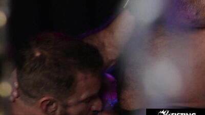 Hairy Stud Fist Fucks Eager Bottom Hunk - FistingInferno
