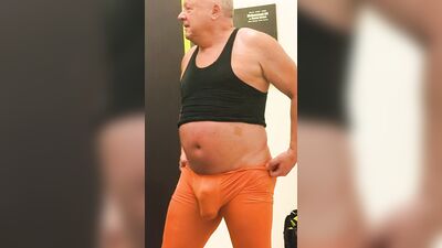 Another session in my thn orange tights