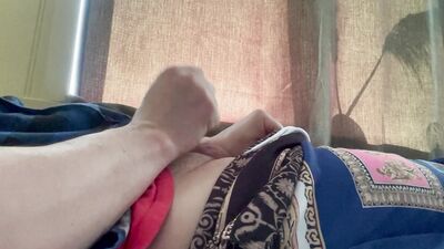 Jerking off during the day.